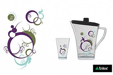 Ilustração para aplicação em louças