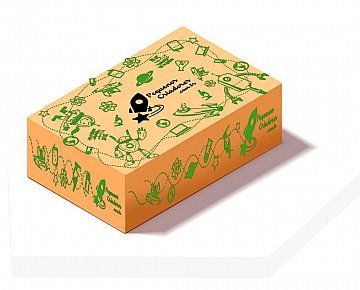 Ilustração de embalagem e site