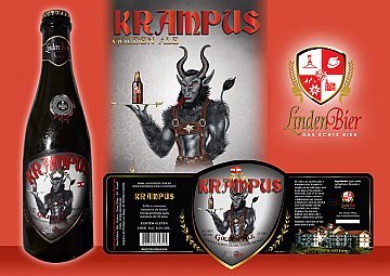 Rótulo de cerveja Krampus