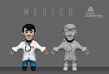 Médico 3d