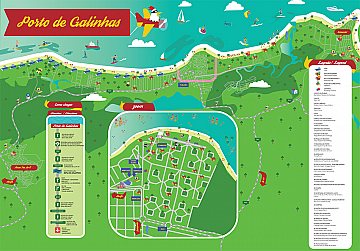 Mapa Porto de Galinhas