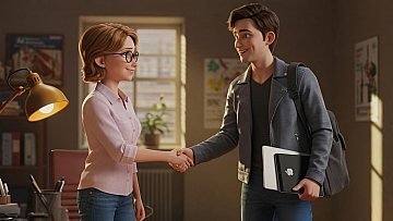 Vídeo com narrativa animada estilo 3d/ Disney