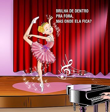 Livro A luz bailarina