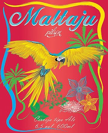 Rótulo de cerveja Maltaju
