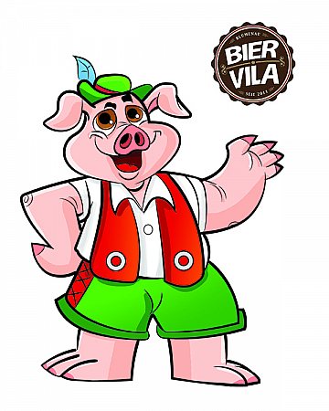 Personagem Porco Bier Villa