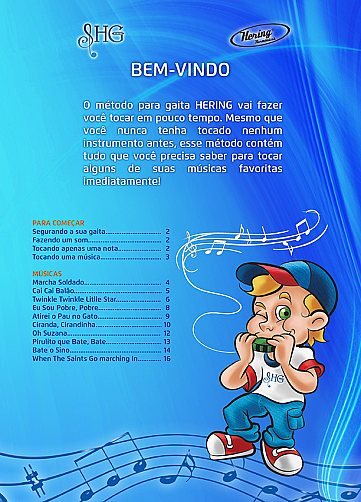 Ilustração e Design de Livro Musical Hering SHG
