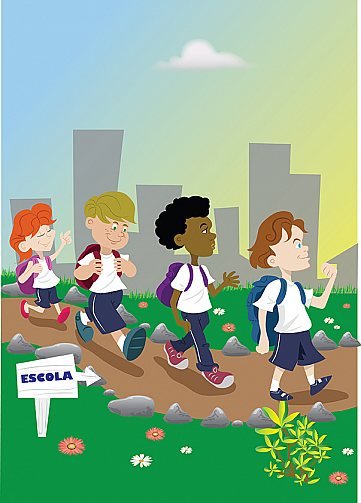 Ilustração de agenda Colegio Santo André (SP)