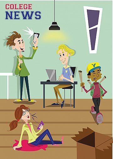 Ilustração de agenda Colegio Santo André (SP)