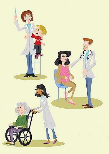 Ilustração de agenda Colegio Santo André (SP)