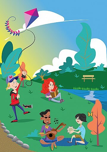 Ilustrações Colégio Santo André SP