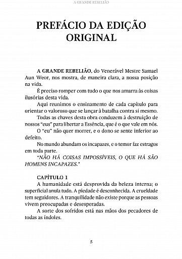 Livro: A grande rebelião