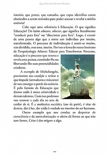 Livro: Águas Passadas Movem Moinhos