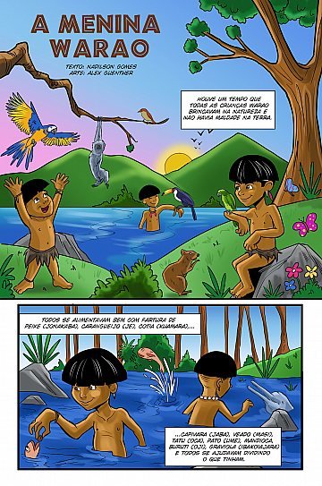 A menina Warao