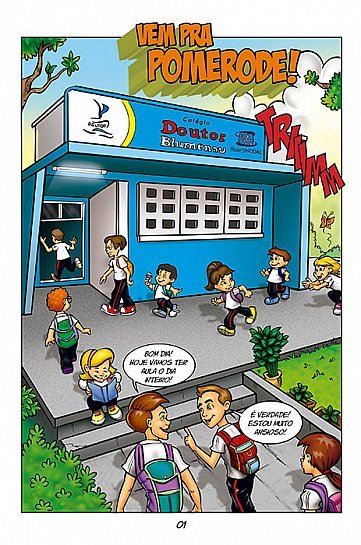Revista em quadrinhos Vem pra Pomerode