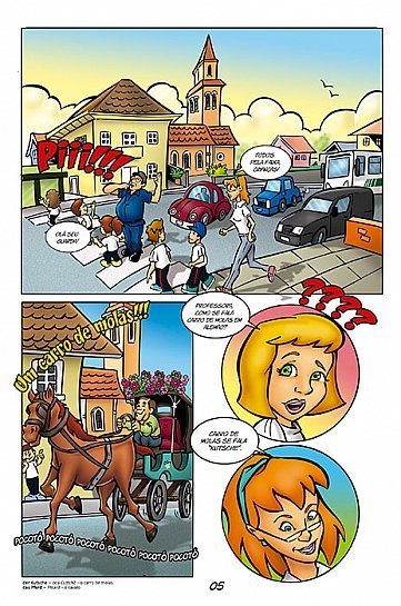 Revista em quadrinhos Vem pra Pomerode