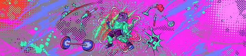 Ilustração de embalagem Proteina em pó