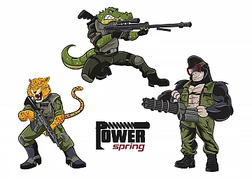 Personagens Power Srping