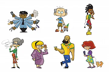 Personagens Espaço Serenitas