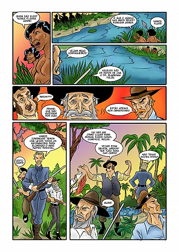 História em quadrinhos- Indígenas do Alto Vale do Itajaí