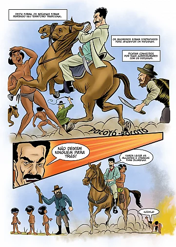 História em quadrinhos- Indígenas do Alto Vale do Itajaí