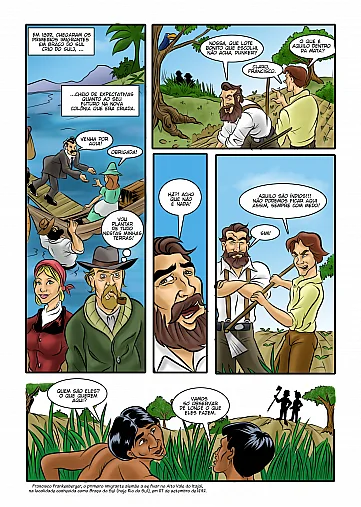 História em quadrinhos- Indígenas do Alto Vale do Itajaí
