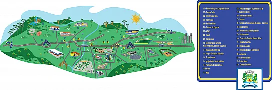 Mapa Prefeitura Costa Rica